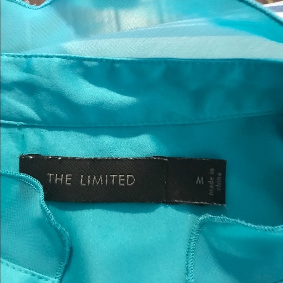 Sleeveless aqua top from The Limited - Picture 2 of 3